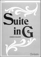 Suite in G Organ sheet music cover